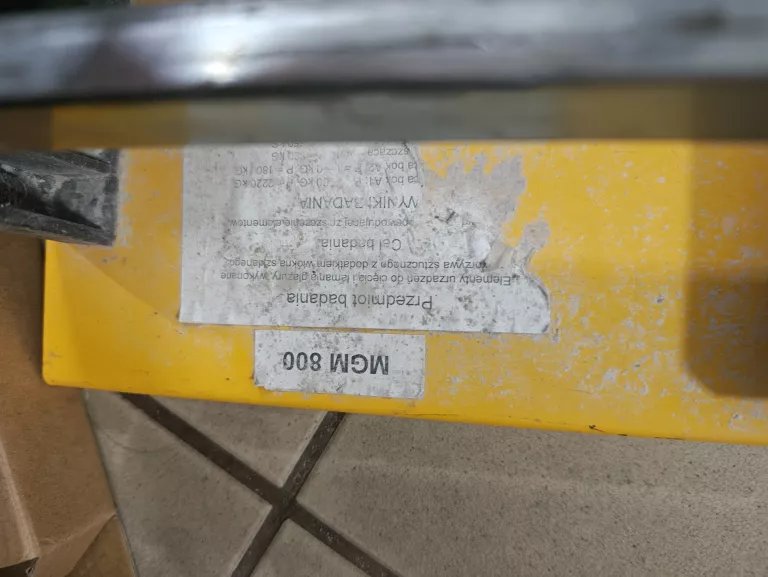 MASZYNKA DO CIĘCIA PŁYTEK WALMER MGM 800