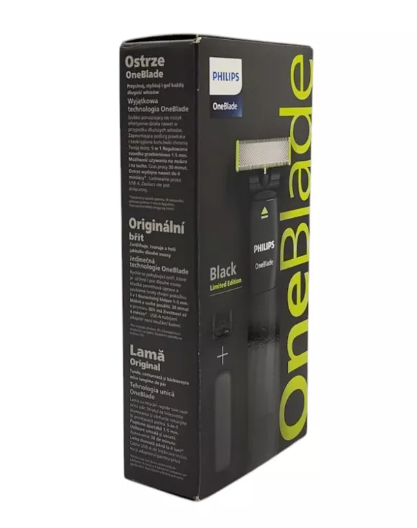 GOLARKA PHILIPS ONEBLADE TRYMER DO CIAŁA I FUTERAŁ PODRÓŻNY QP1424/65