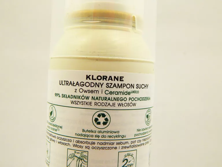 KLORANE SUCHY SZAMPON Z OWSEM I CERAMIDELIKE NF