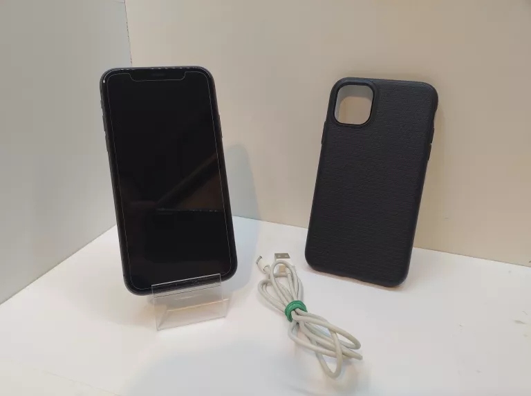 TELEFON IPHONE 11 64GB  + KABEL + ETUI