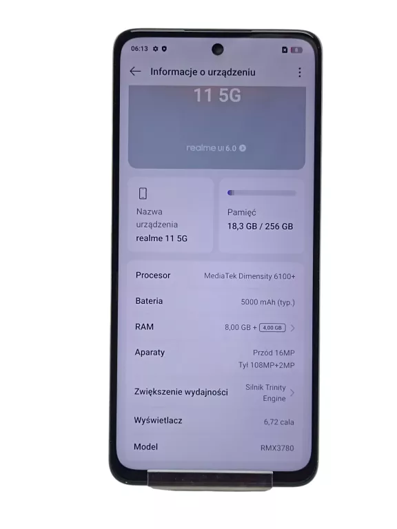 telefon-realme-11-5g-zloty-8256gb-672-5000mah-ean-gtin-6941764420250