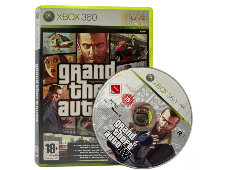 GRA NA XBOX360 GTA IV
