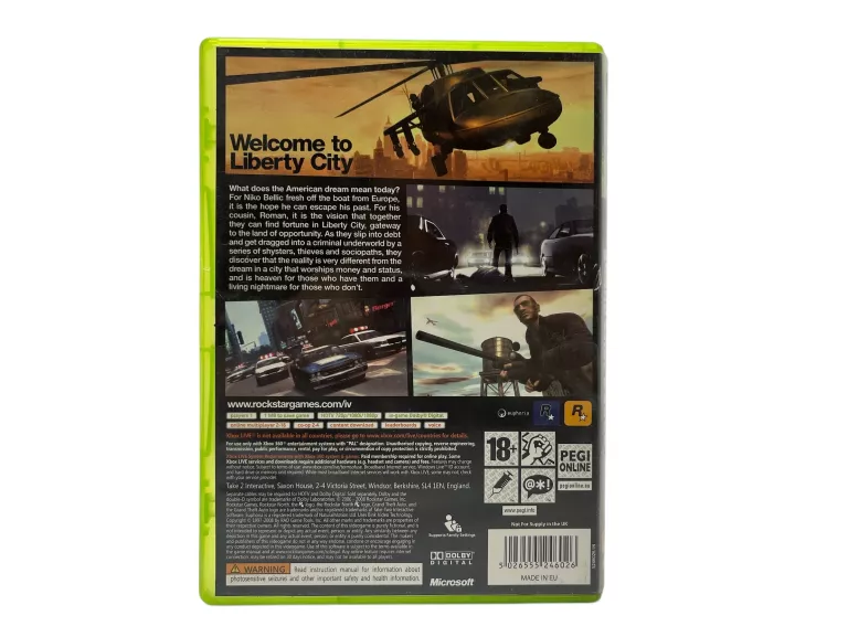 GRA NA XBOX360 GTA IV