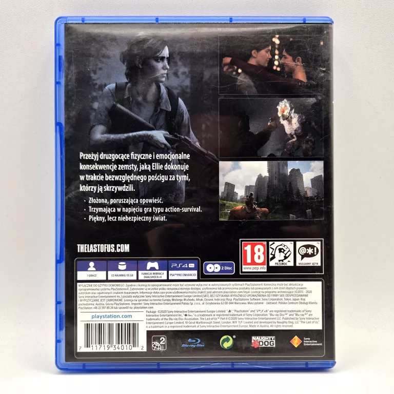THE LAST OF US PART 2 SONY PLAYSTATION 4 (PS4)