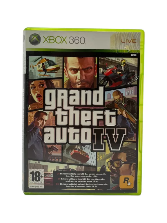 GRA NA XBOX360 GTA IV
