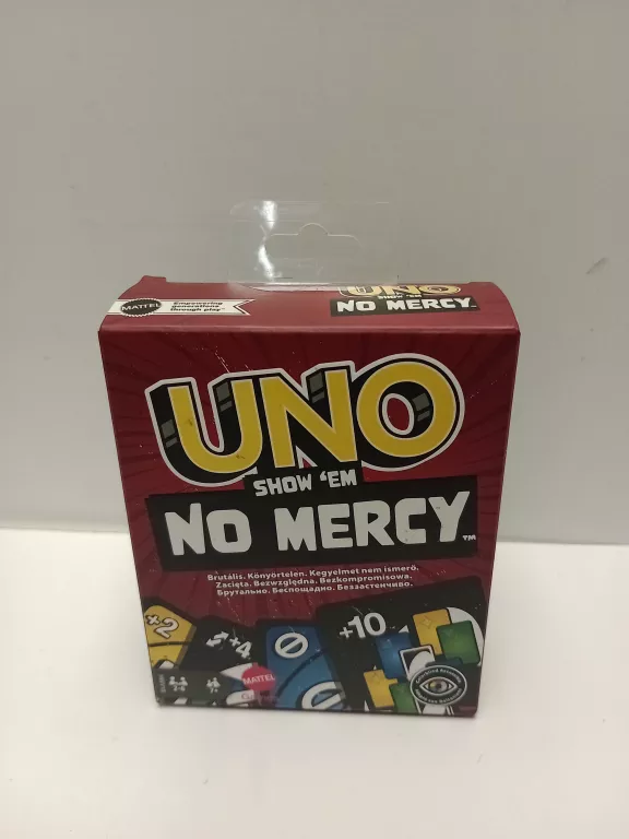 GRA KARCIANA MATTEL GAMES UNO SHOW 'EM NO MERCY