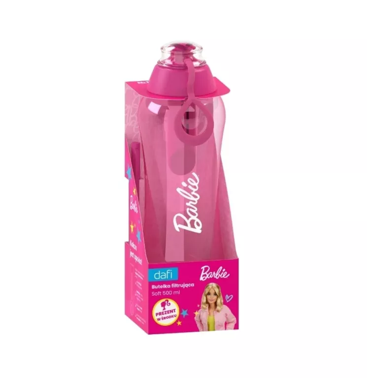 BUTELKA FILTRUJĄCA DAFI SOFT 0,5 L RÓŻOWY BARBIE