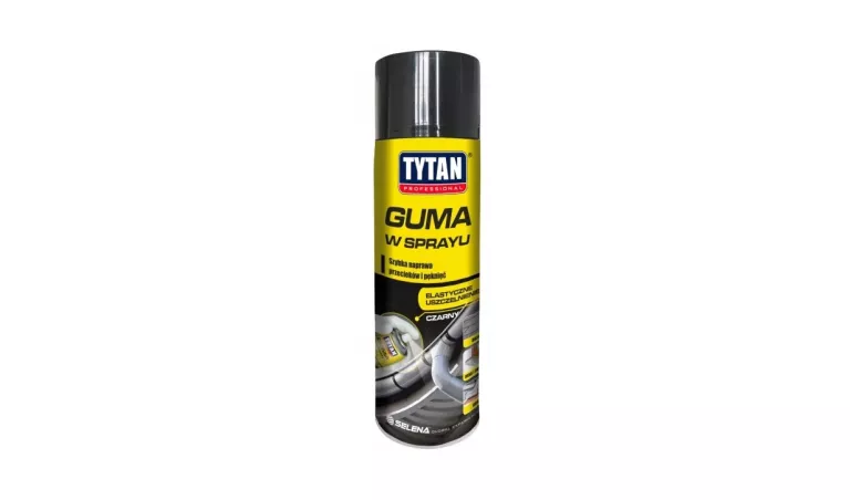 TYTAN GUMA W SPRAYU 400ML CZARNA