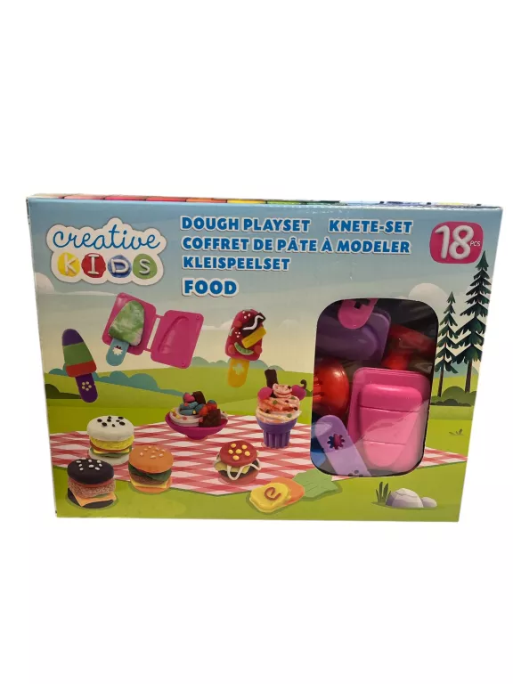 CREATIVE KIDS ZESTAW DO CIASTOLINY JEDZENIE