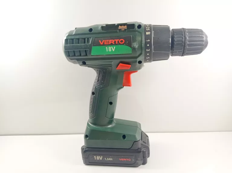 WIERTARKA VERTO 50G278 + ŁADOWARKA + 2X AKU