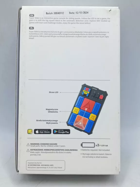 GIIKER SUPER SLIDE GRA LOGICZNA MYŚLENIE ZABAWKA