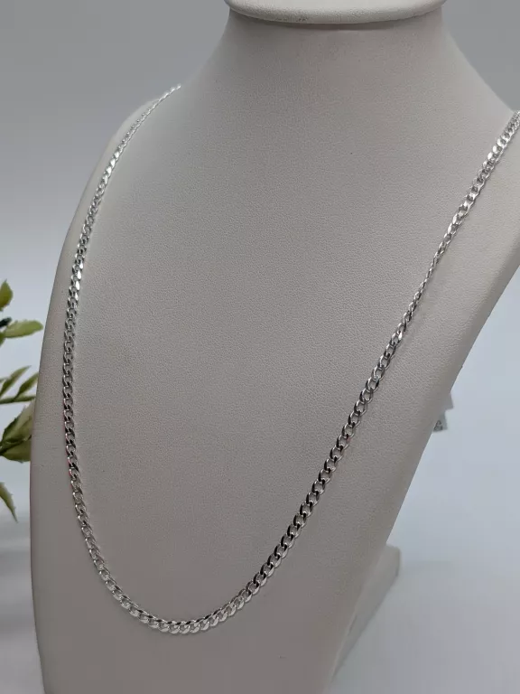 SREBRNY ŁAŃCUSZEK 925 / 8,44 G 60 CM PANCERKA