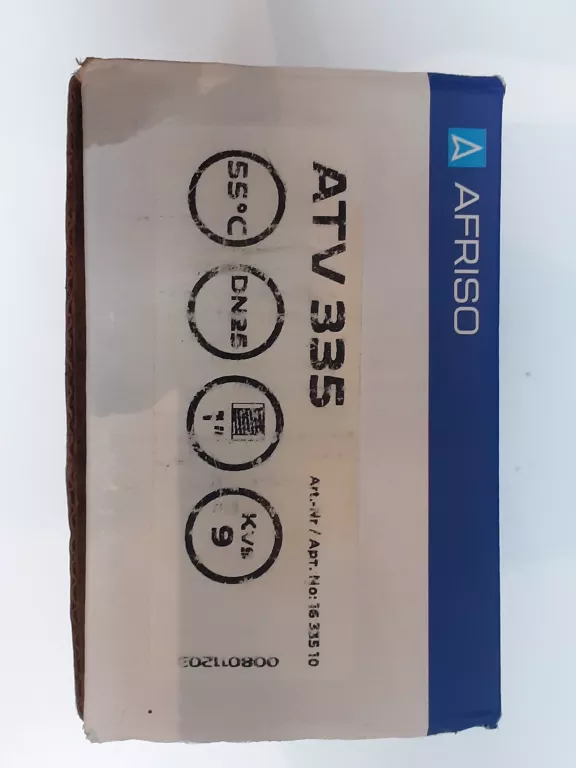 ZAWÓR TEMPERATUROWY ATV 335 DN25 GW 1" CAL KVS 9 M3/H AFRISO 55°C DO KOTŁA