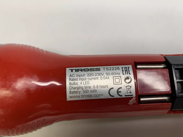 LATARKA AKUMULATOROWA LED TIROSS TS2226