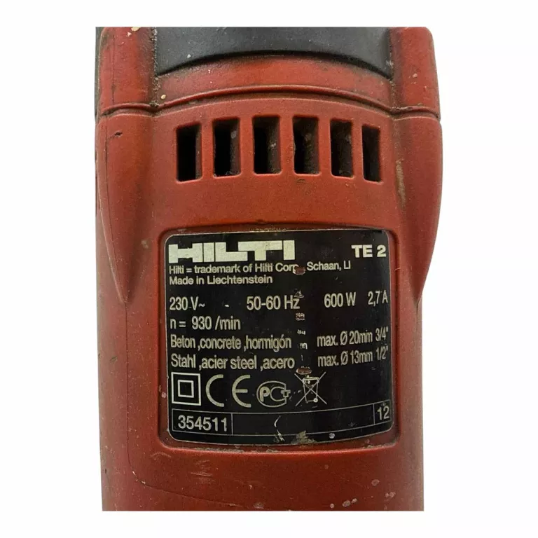 MŁOTOWIERTARKA HILTI TE 2