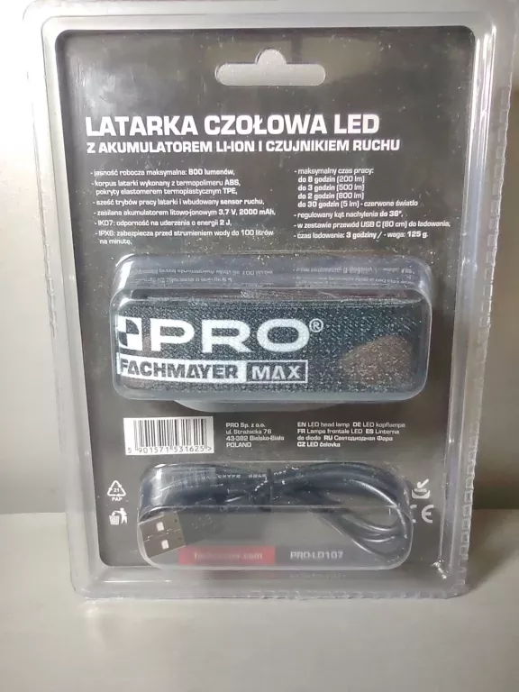LATARKA CZOŁOWA FACHMAYER PRO-LD107