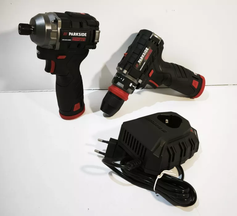 ZESTAW KLUCZ UDAROWY PDSSAP 12 A1 PARKSIDE+WIERTARKO-WKRĘTARKA 12V PBSPA 1