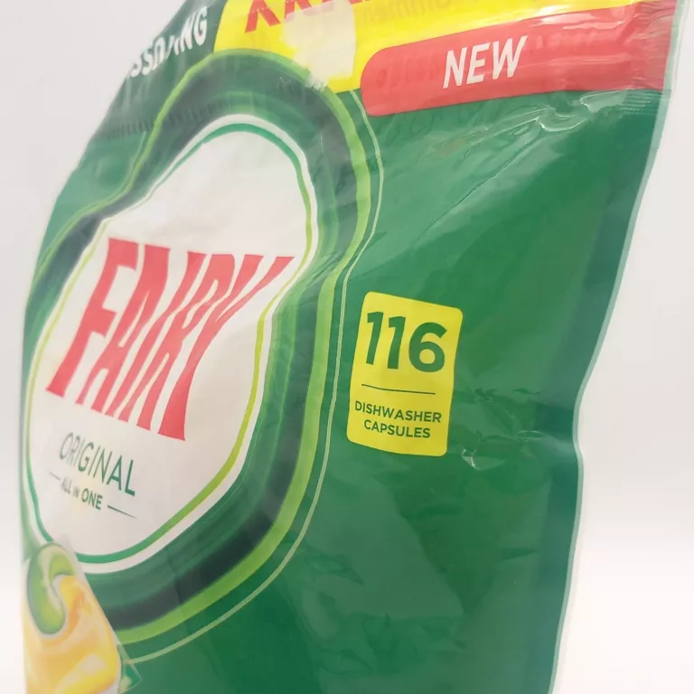 FAIRY ORIGINAL CYTRYNA KAPSUŁKI DO ZMYWARKI ALL IN ONE, 116 TABLETEK