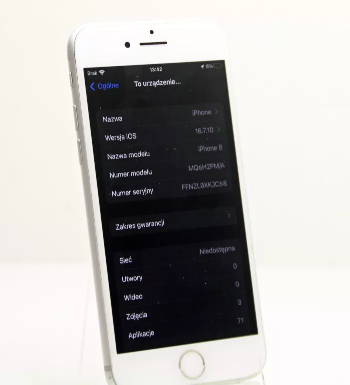 TELEFON IPHONE 8 64 GB 80% KONDYCJA BATERII