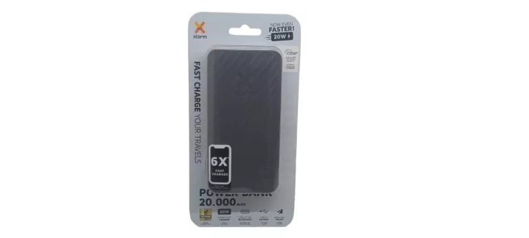POWER BANK XTORM 20000 MAH CIEMNY SZARY
