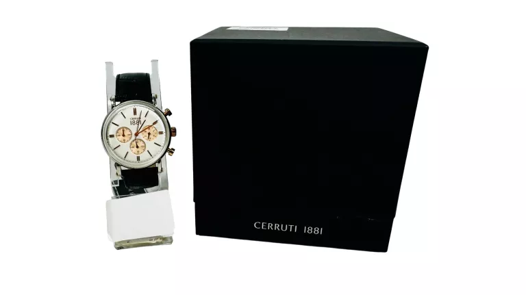 ZEGAREK CERRUTI 1881 CRA110SR01BK KOMPLET STAN BARDZO DOBRY