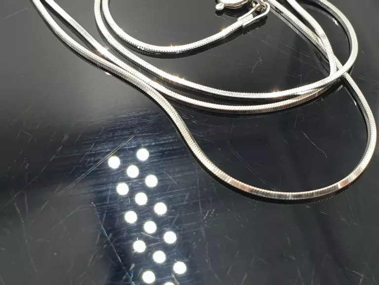 SREBRNY ŁAŃCUSZEK ŻMIJKA 55 CM 3,49 G [925]
