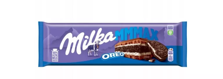 CZEKOLADA MLECZNA MILKA MMMAX MORE OREO TASTE 300G