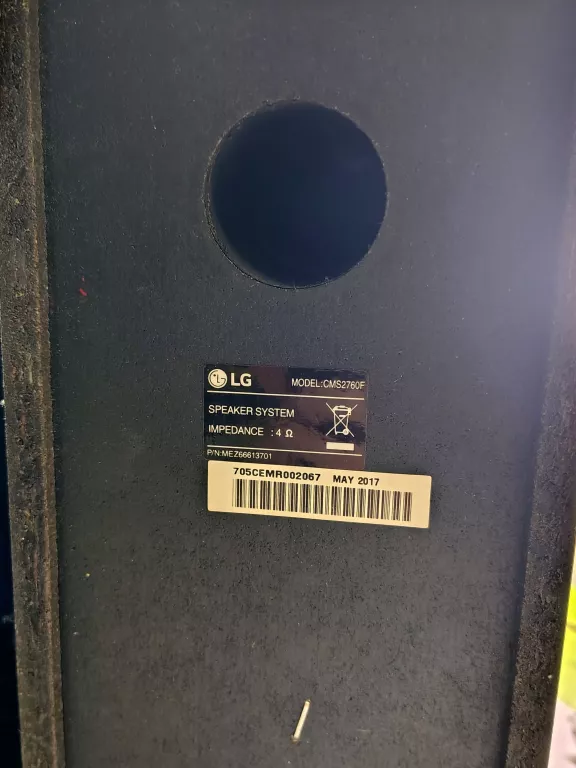 WIERZA LG XBOOM CM2760