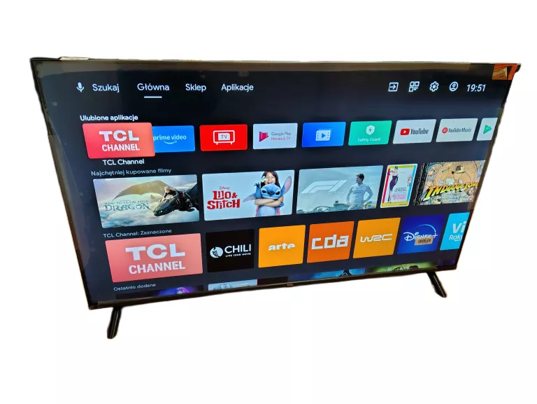 TELEWIZOR TCL 40S5400A + PILOT