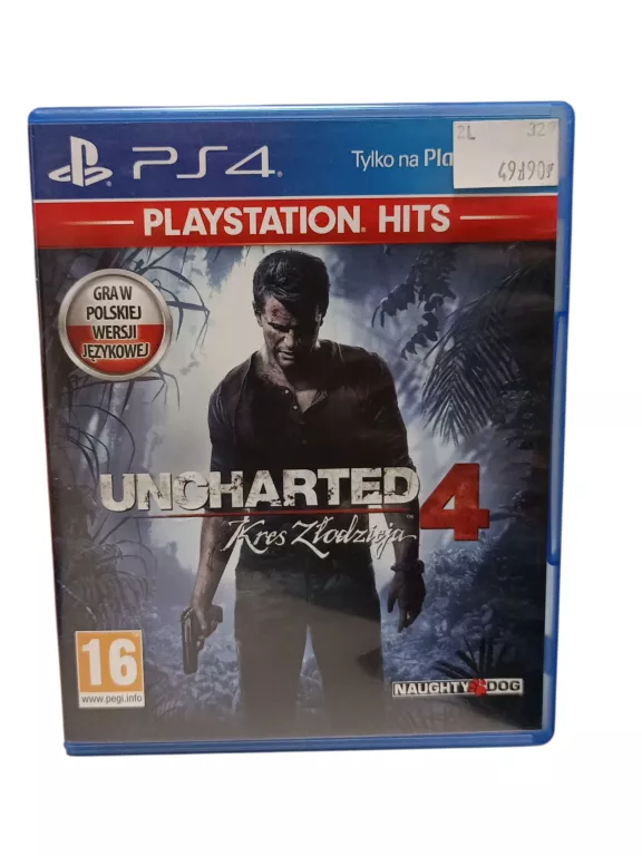 GRA NA PS4 UNCHARTED 4 KRES ZŁODZIEJA