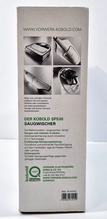 SP530 SYSTEM ODKURZANIA I MYCIA VORWERK KOBOLD