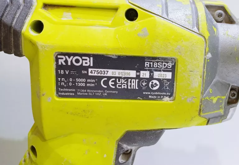 RYOBI WIERTARKO-WKRĘTARKA R18DD3+WIERTARKA UDAROWA R18SDS+ŁADOWARKA+AKU