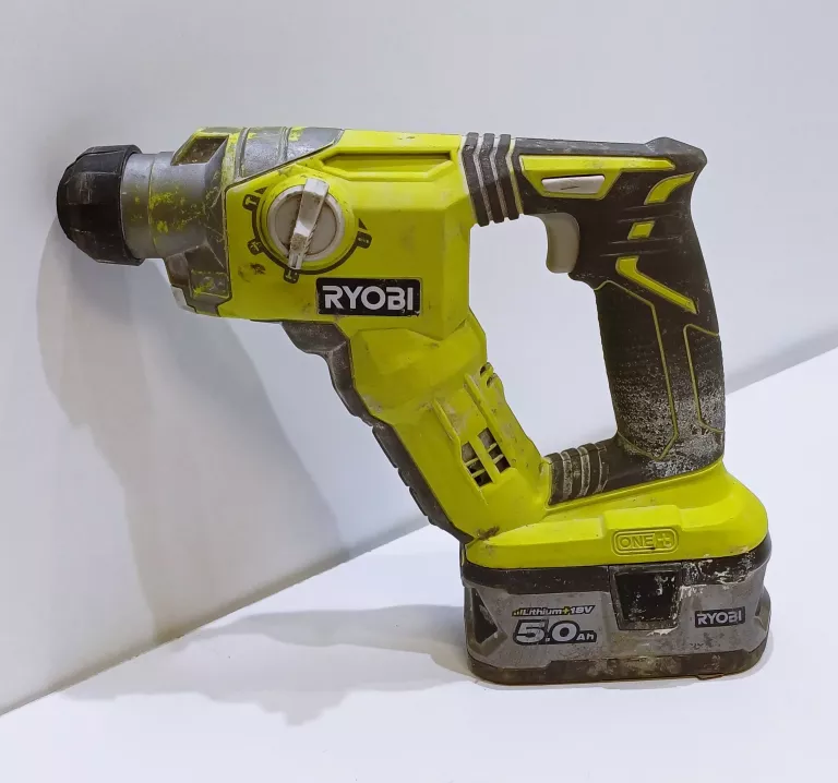 RYOBI WIERTARKO-WKRĘTARKA R18DD3+WIERTARKA UDAROWA R18SDS+ŁADOWARKA+AKU