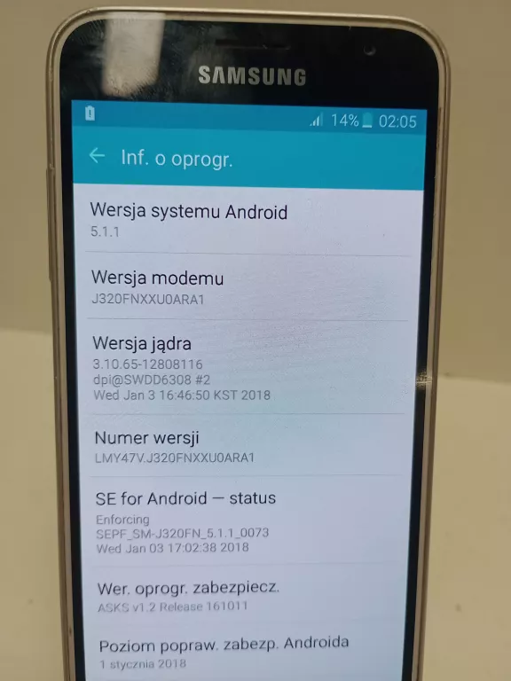 TELEFON SAMSUNG J3 2016  1,5/8GB