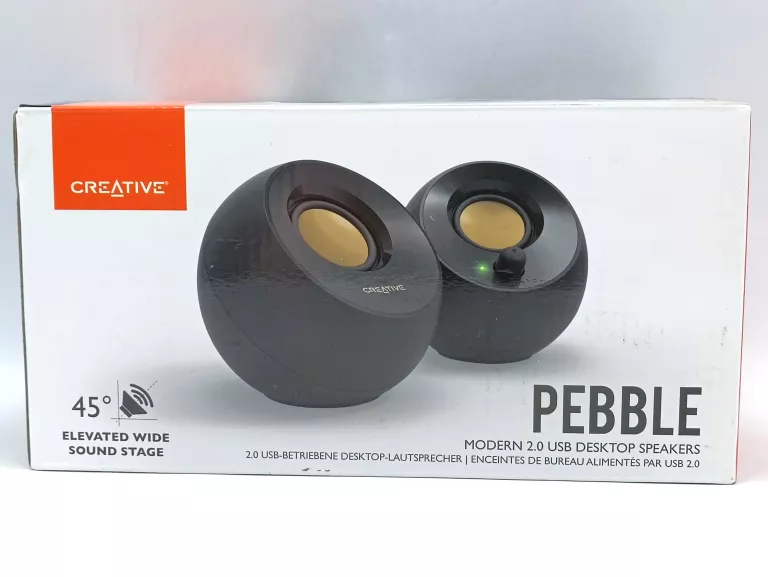 GŁOŚNIKI KOMPUTEROWE CREATIVE PEBBLE 2.0 USB