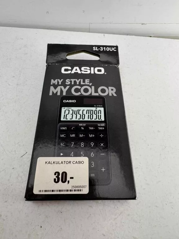KALKULATOR CASIO CZARNY