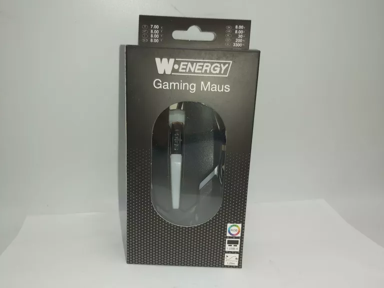MYSZ PRZEWODOWA W-ENERGY GAMING MOUSE CZARNA