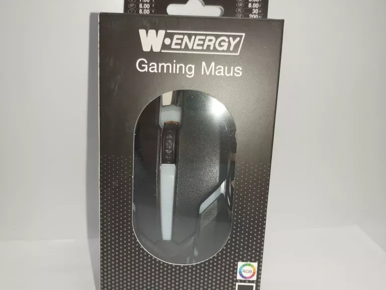 MYSZ PRZEWODOWA W-ENERGY GAMING MOUSE CZARNA