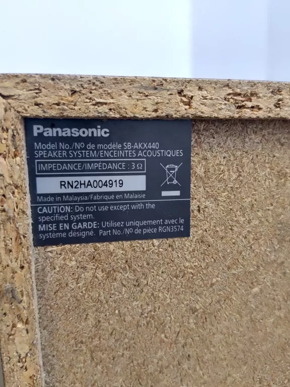 WIEŻA PANASONIC SA-AKX520+2 GŁOSNIKI