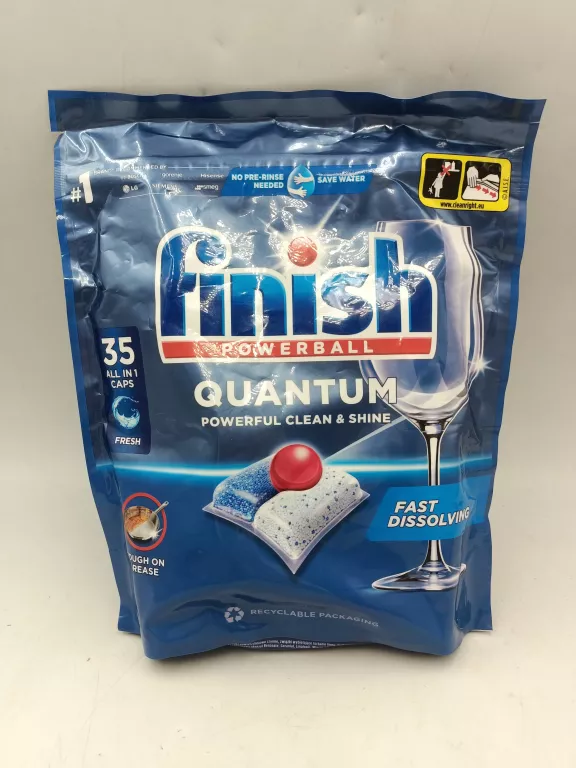FINISH POWERBALL QUANTUM POWERFUL CLEAN&SHINE 35 SZT
