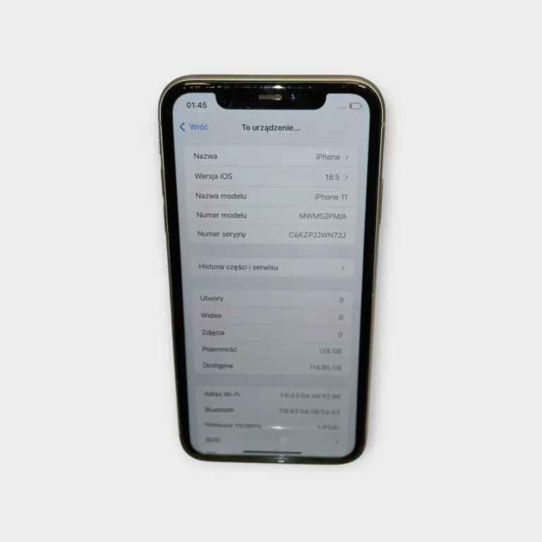 TELEFON IPHONE 11 128GB 76%