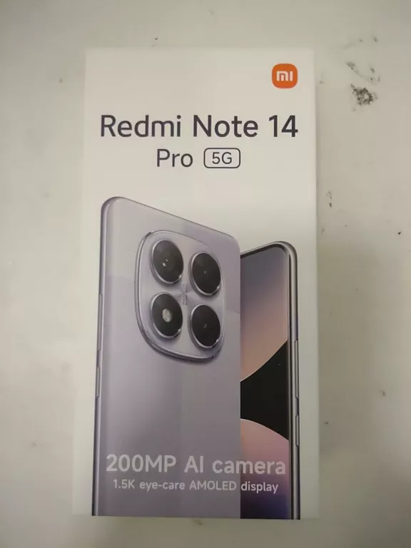 TELEFON XIAOMI REDMI NOTE 14 PRO 5G 256GB MIDNIGHT BLACK
