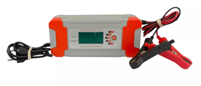PROSTOWNIK AUTOMATYCZNY COMPACT 12V 10A-24V5A LCD