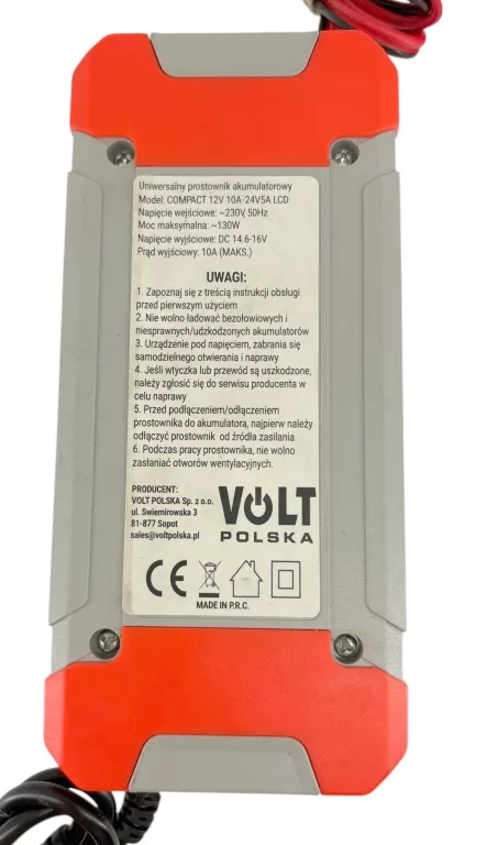 PROSTOWNIK AUTOMATYCZNY COMPACT 12V 10A-24V5A LCD