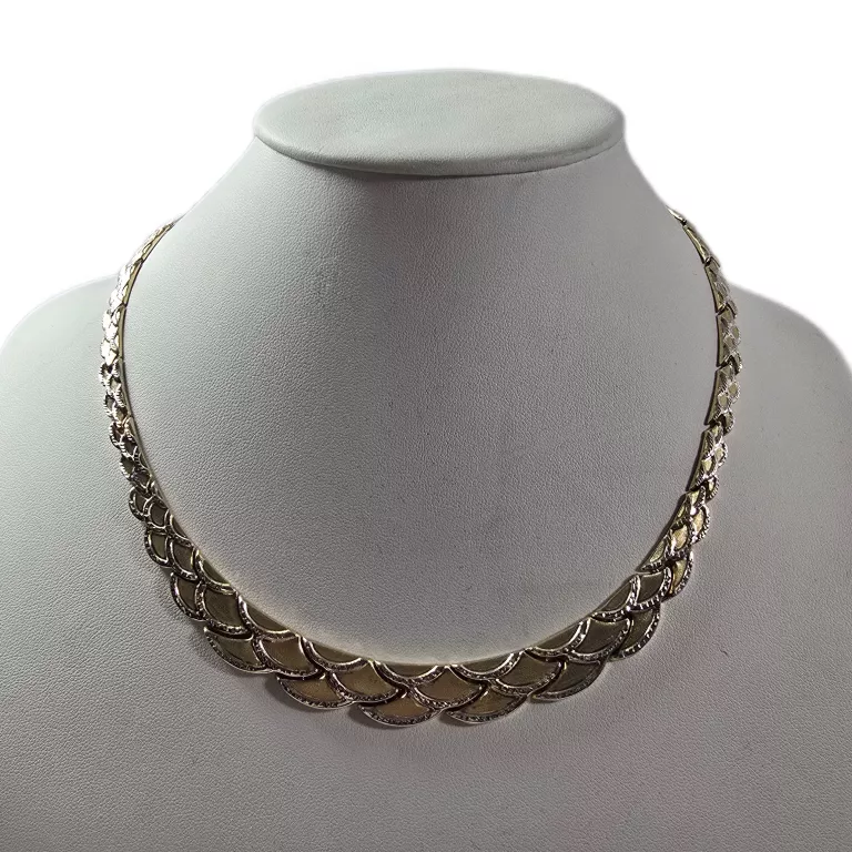 ŚLICZNY ZŁOTY NASZYJNIK PRÓBY 585 / DŁ. 49 CM / 16,04G!