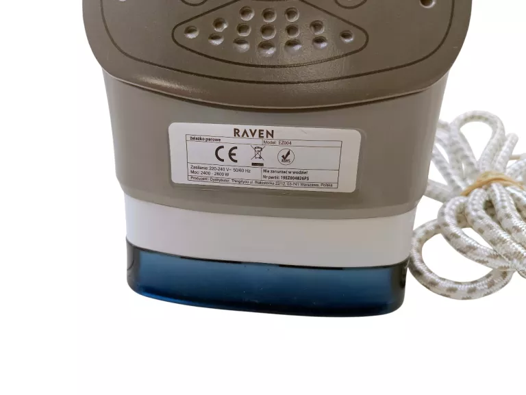 ŻELAZKO RAVEN EZ004 2800 W PUDEŁKO