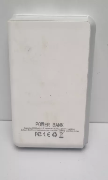 POWERBANK 20000MAH BIAŁY