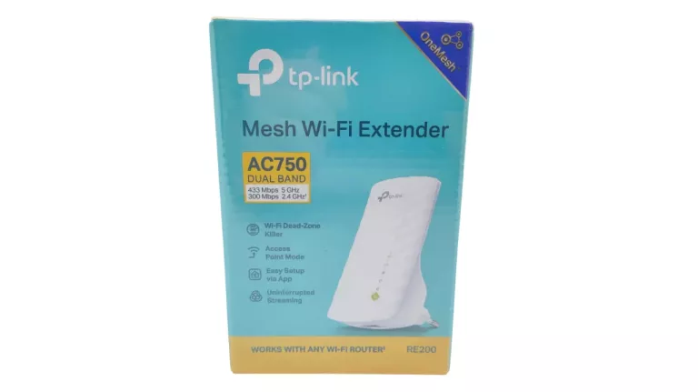 TP-LINK WZMACNIACZ SYGNAŁU AC 750 RE200