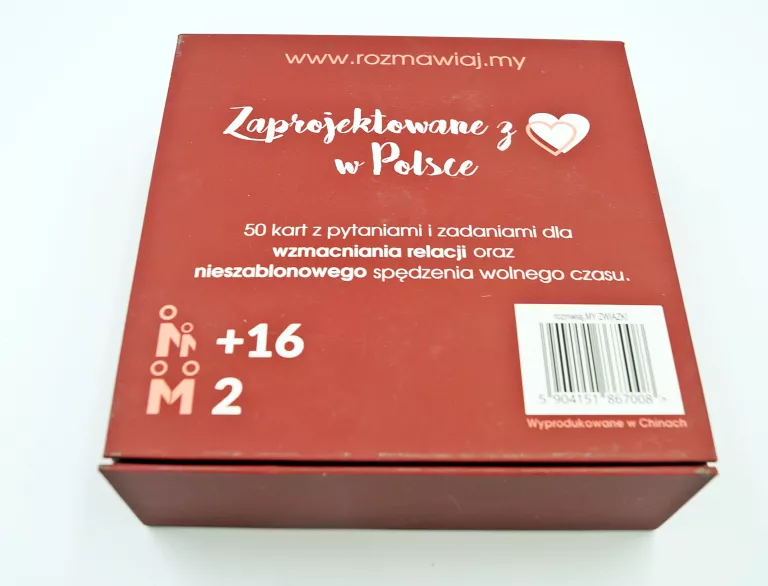 GRA DLA DOROSŁYCH 18+ PYTANIA I ZADANIA KARTY DO GRY ROZMAWIAJMY 50 KART!