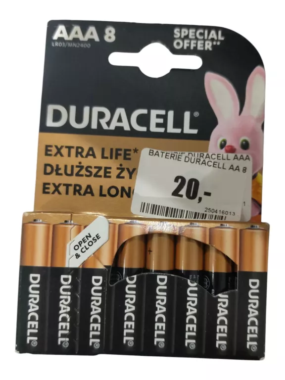 BATERIE DURACELL AA 8